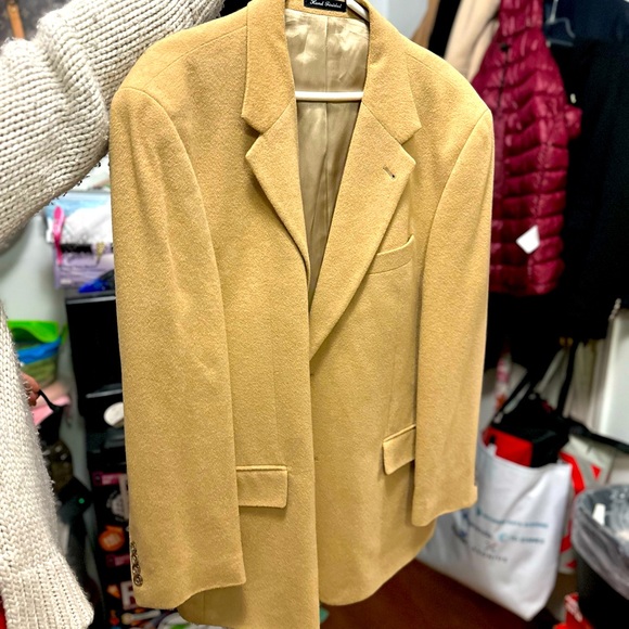 Super nice 100%Camel hair men’s sport jacket Blazer, It’s in great condition!! - Picture 4 of 8